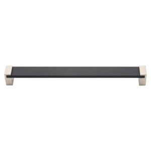 Art Deco Black and Nickel Cabinet handle AD14B