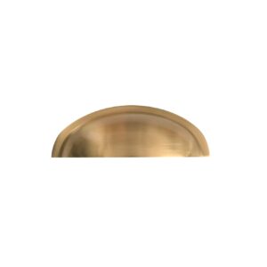 North Fork Satin brass Shaker Cup Pull    CCP9SB