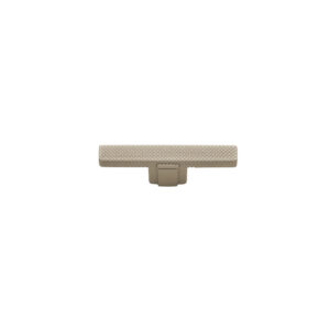 Citterio Knurled Silver Cabinet T Knob.  CIT.65.LS