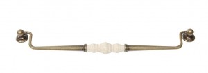 Cream Porcelain Cabinet Handle   CTYKENT12