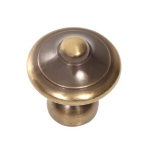 French Country Antique Brass Cabinet Knob  FK10ABL