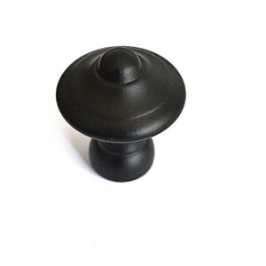 Matt Black French Country Cabinet knob   FK10BS