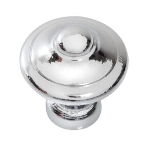 French Country Chrome Cabinet Knob   FK10CL