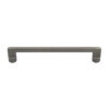 Sleek dark-grey-colored metal bar with a modern design, perfect for contemporary interiors.