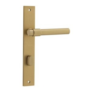 Helsinki Privacy on Plate Brushed Brass