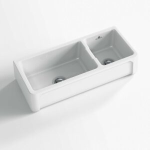 Chambord Fireclay Farmhouse sink. Henri 3W