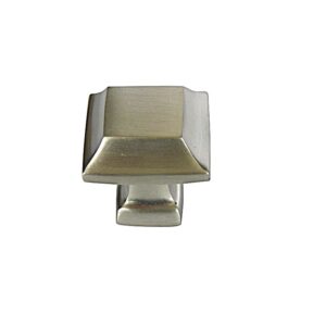Long Island Square Satin Nickel Cabinet Knob   MJK7SN