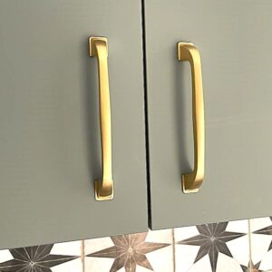 Long Island Satin Brass Shaker Cabinet Handle MOD7255SB