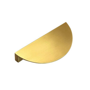 Lumini Satin Brass Half Moon Cabinet Pull  MOD7307.96.SB
