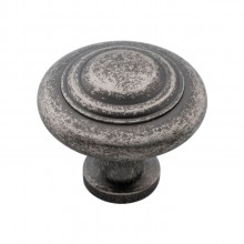 Rustic Rumbled Nickel Cabinet Knob   THC6438 RN