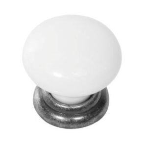 Versailles White Porcelain Cabinet knobs  VS45