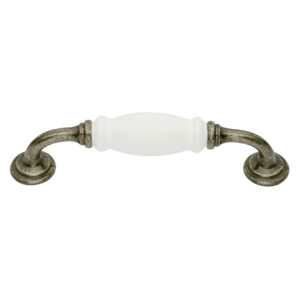 Versailles Provincial White Porcelain Cabinet Handle VS54