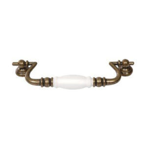 Versailles Porcelain and Antique Brass Bale Handle  VS6