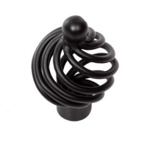 Provincial Wire Cage Black Cabinet knob  VS9