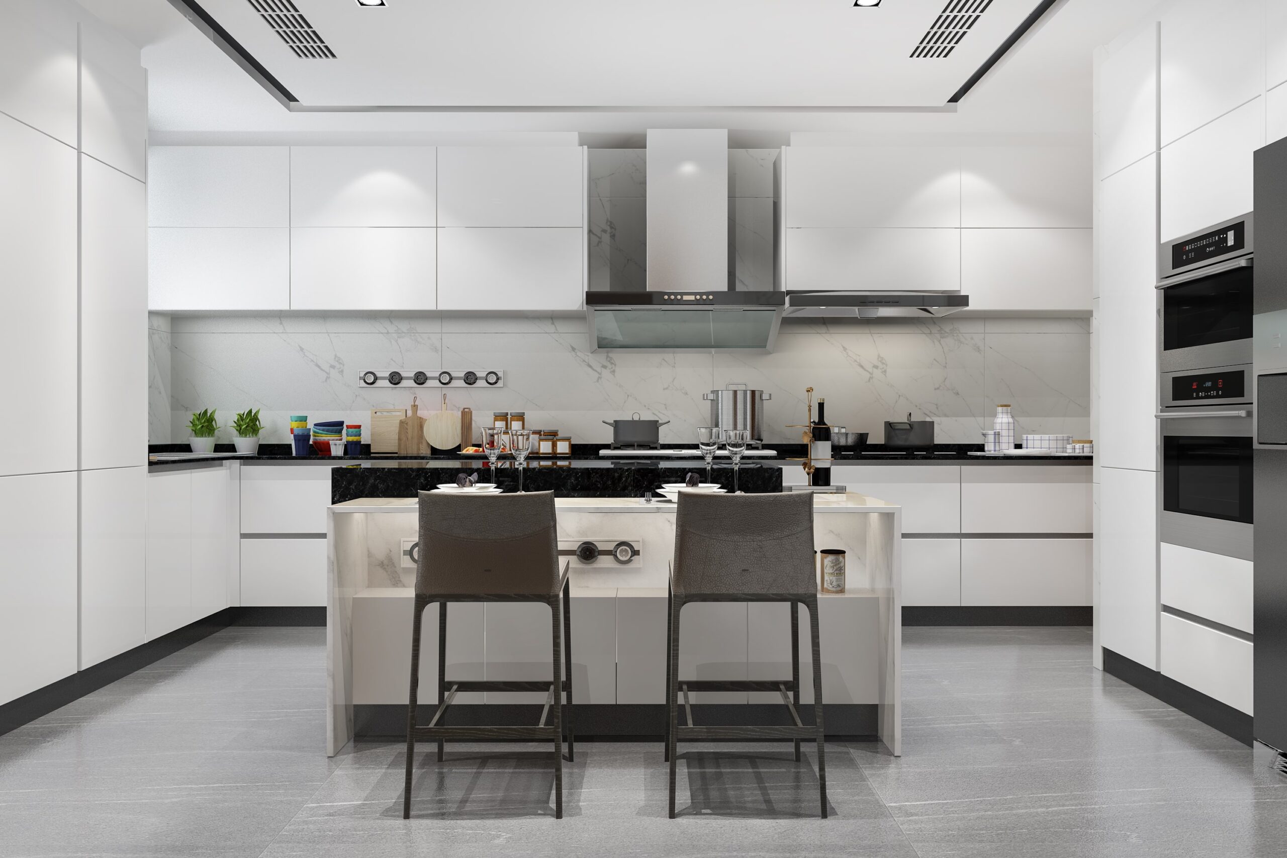 a beautifully designed modern kitchen space -invest-in-premium-kitchen-fixtures