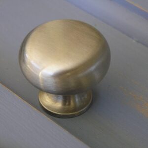 Mushroom Satin Nickel Cabinet Knob  TEK136