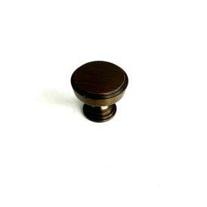 Hartford Dark Bronze Ridged Cabinet knob  HLK.30.DB
